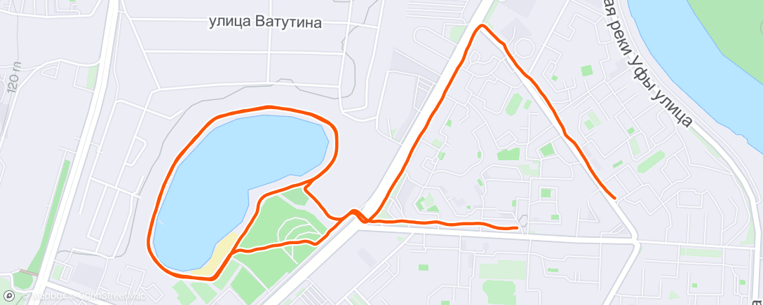 Map of the activity, В обеденный перерыв протрусил