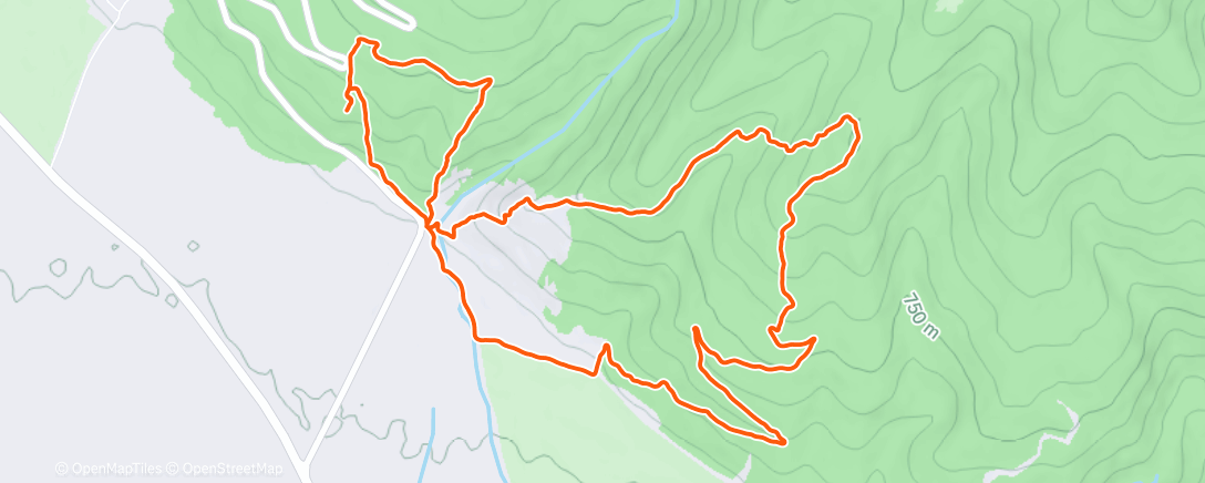 Карта физической активности (Крепости над Крън)