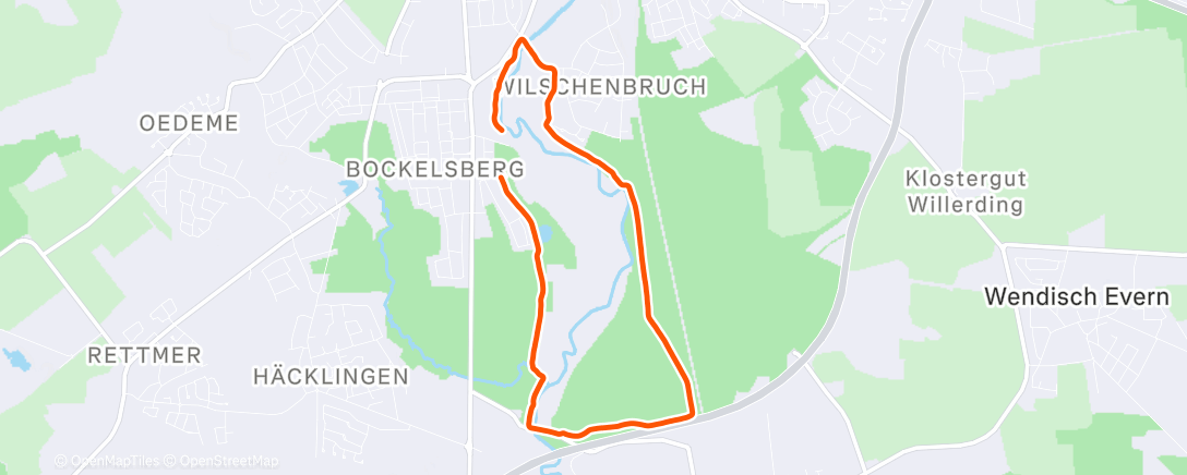 Карта физической активности (Morning Run mit den Düvelsbrookern 🏃🏻‍♂️‍➡️🏃🏼‍➡️🏃🏾‍♀️‍➡️)