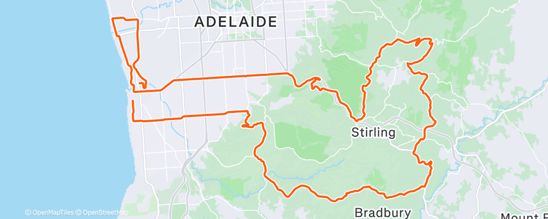 Carte de l'activité Morning Ride