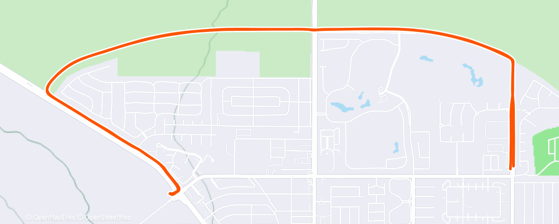 Map of the activity, Afternoon Ride