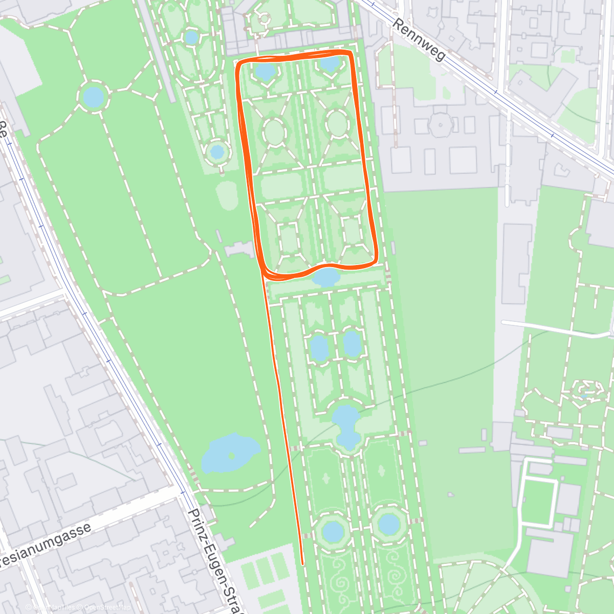 Карта физической активности (Quick Testing Afternoon Run)