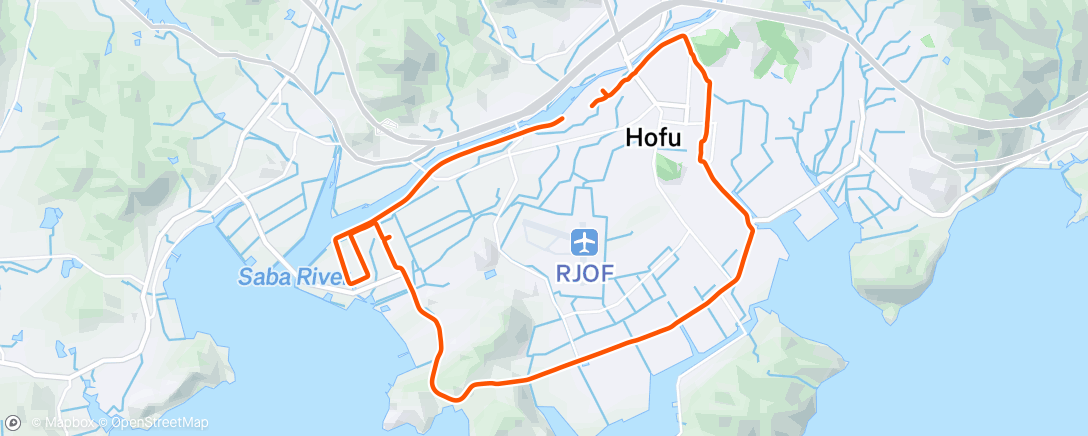 Map of the activity, 朝のライド