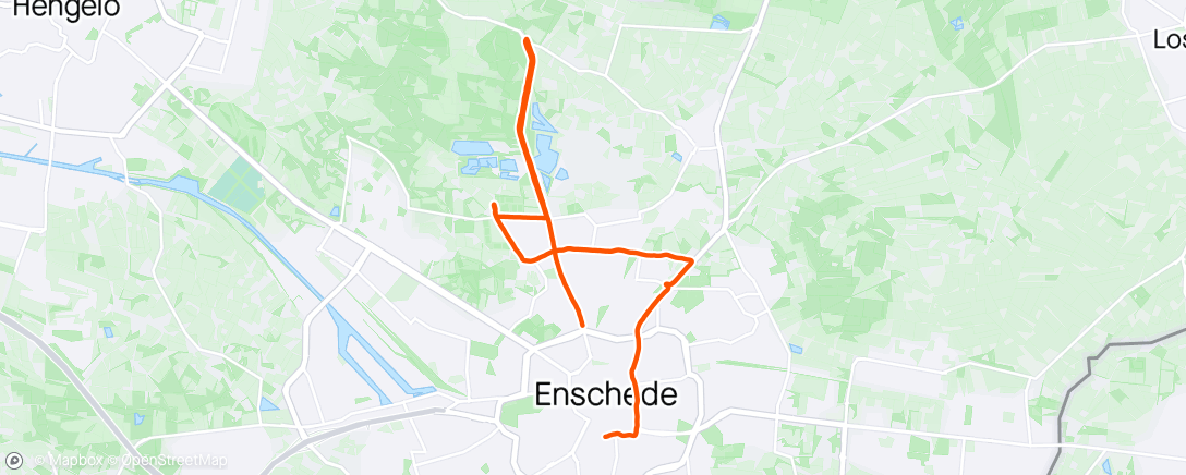 「Knie zei nee op 14km…」活動的地圖