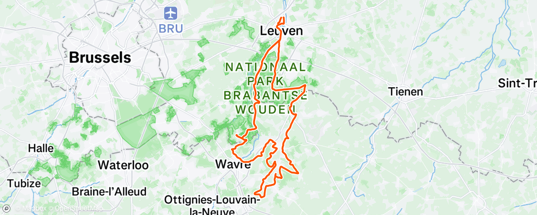 Mapa da atividade, Ochtendrit op gravelbike