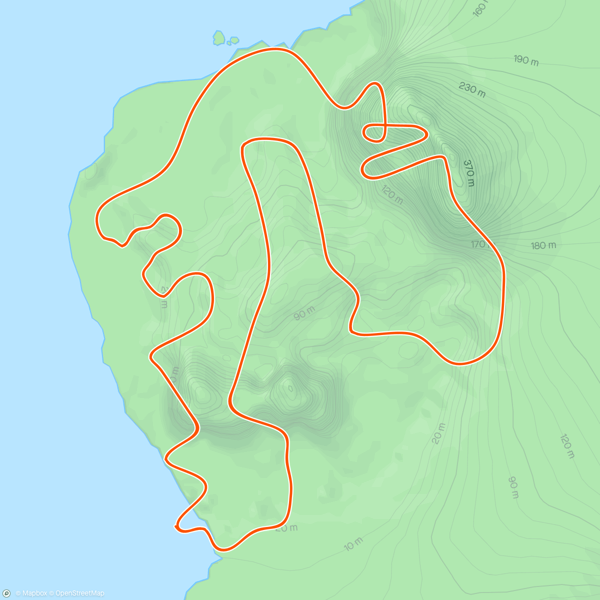 Map of the activity, Zwift - 18/04 in Watopia