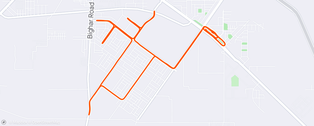 Map of the activity, Nike Run Club: Thursday Morning Run