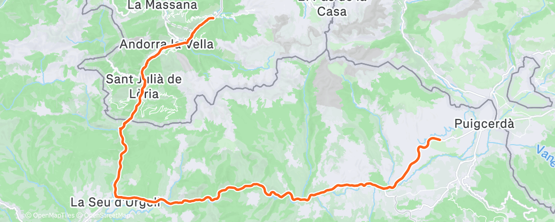 アクティビティ「Morning Ride」の地図