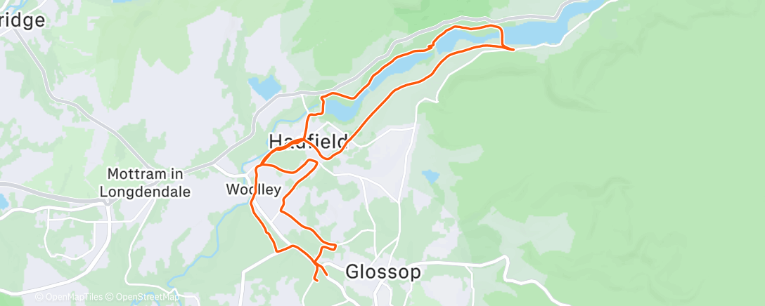 Map of the activity, Pretty miserable but at least I got out