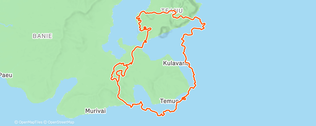 「Zwift - Base」活動的地圖