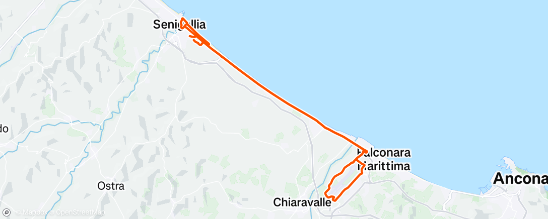 Карта физической активности (Morning Ride)