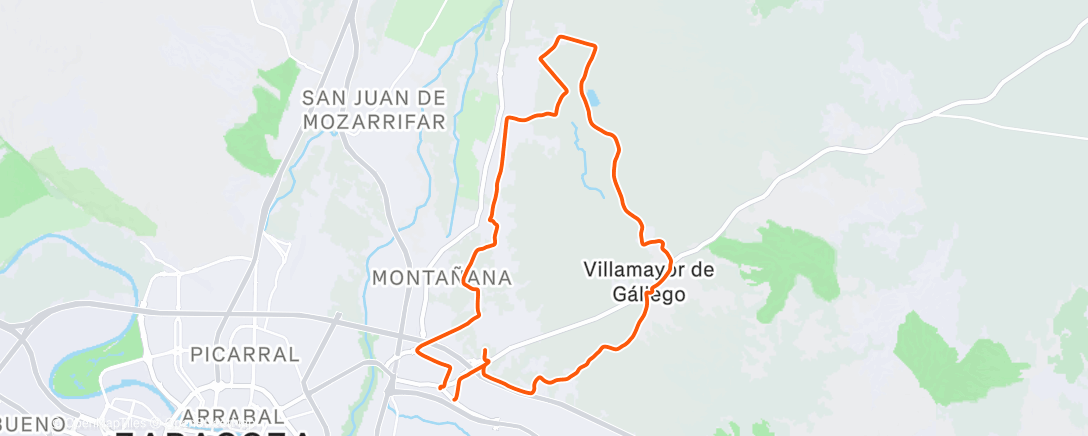 Map of the activity, Vaya niebla niño