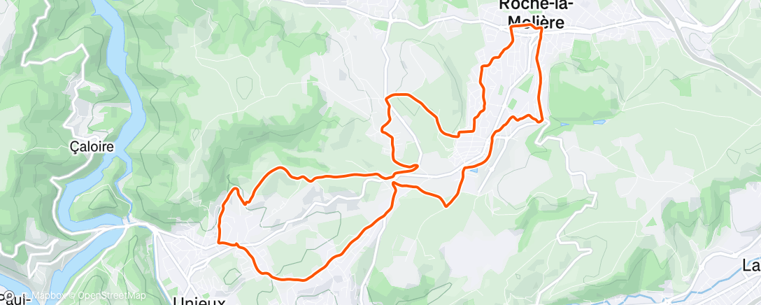 Mapa da atividade, Sortie Longue avec Tom