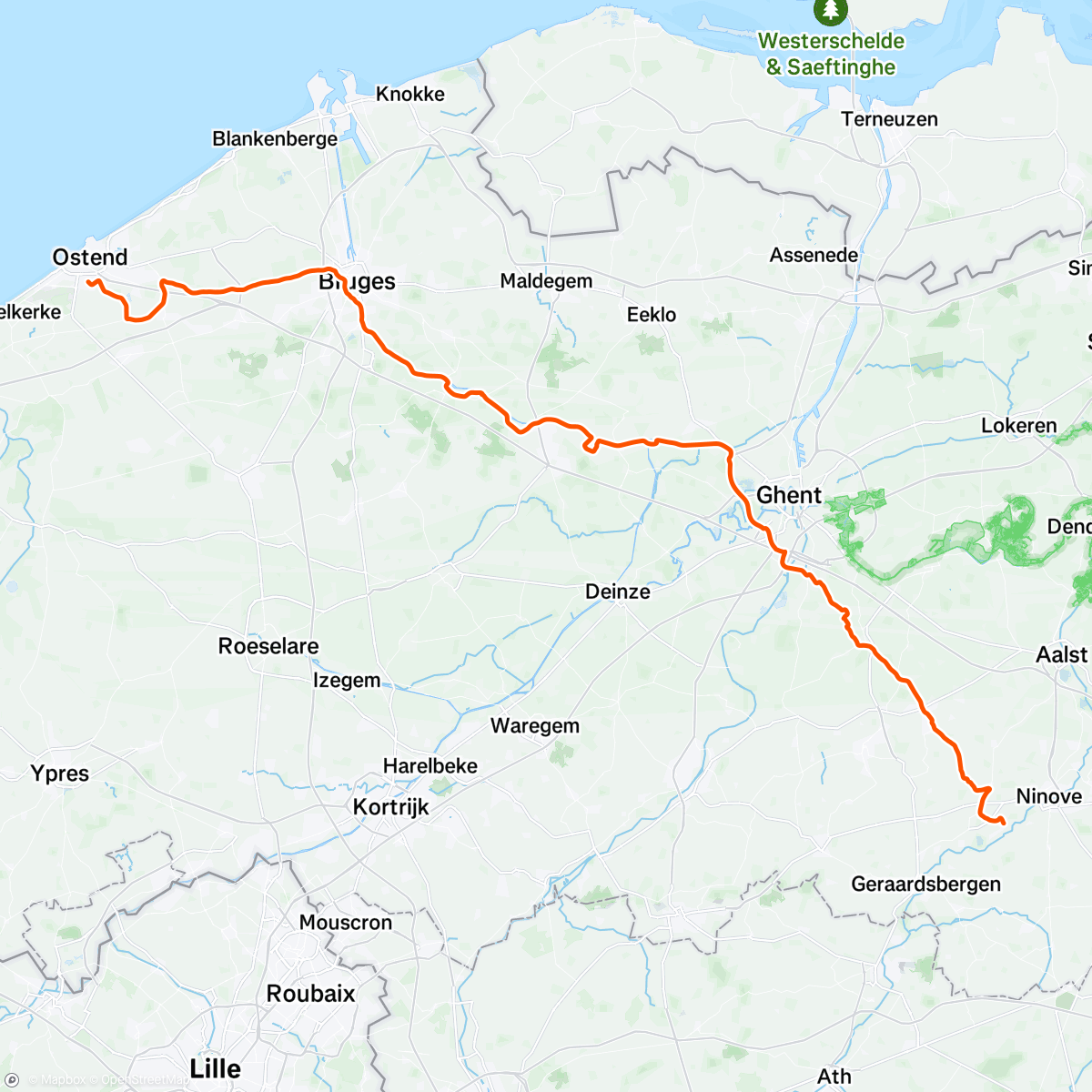 Карта физической активности (We gaan naar zee)