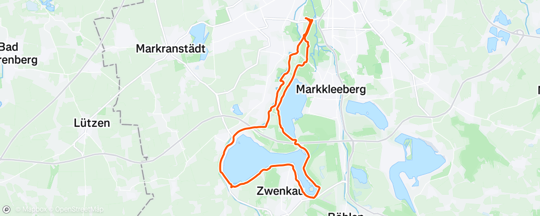 Map of the activity, Zwenkauer