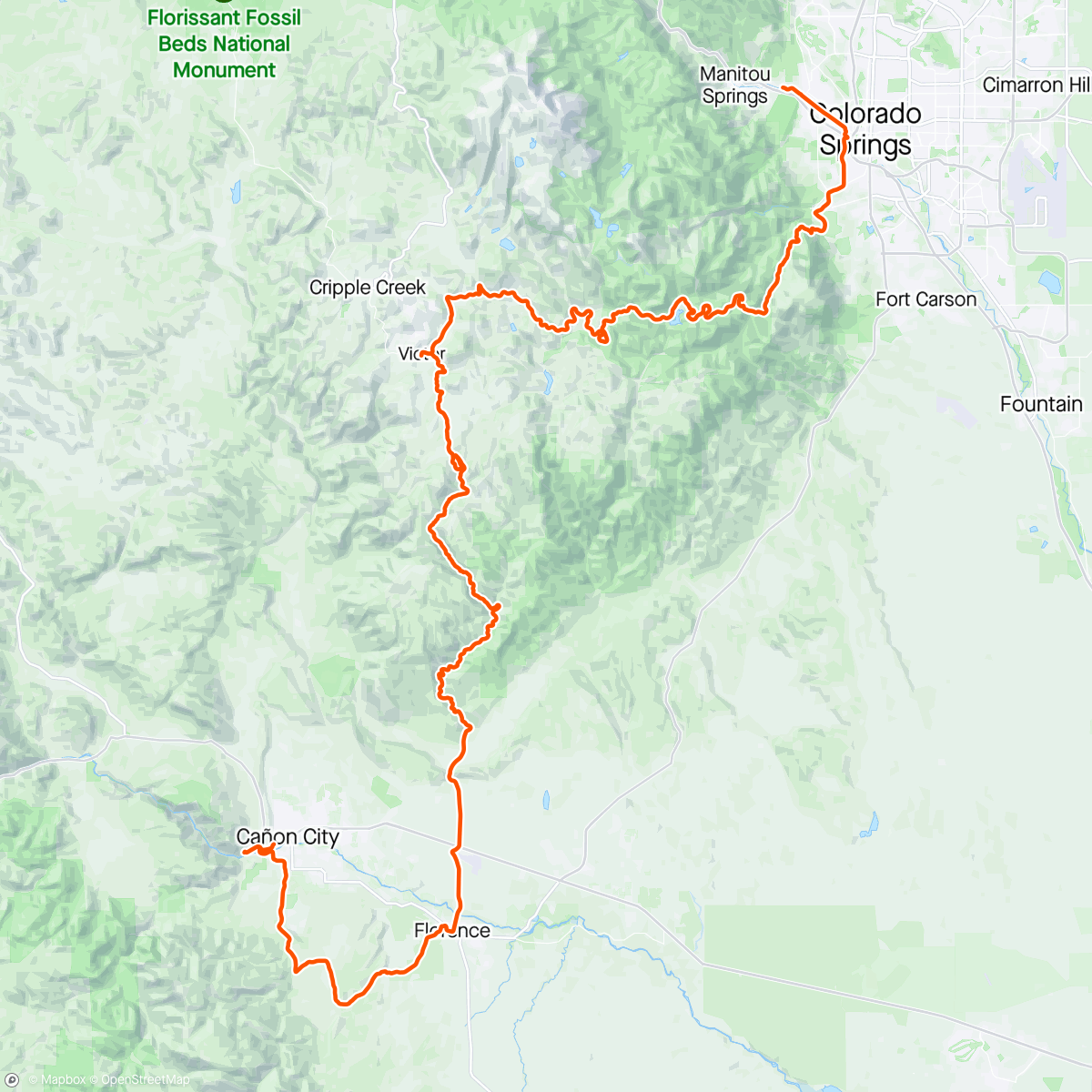Map of the activity, Sunrise canyon, gold camp road, ect. Fun, beautiful, and very challenging. took a pounding.... So. Many. Ruts. And. Washboards. Bday 2/3