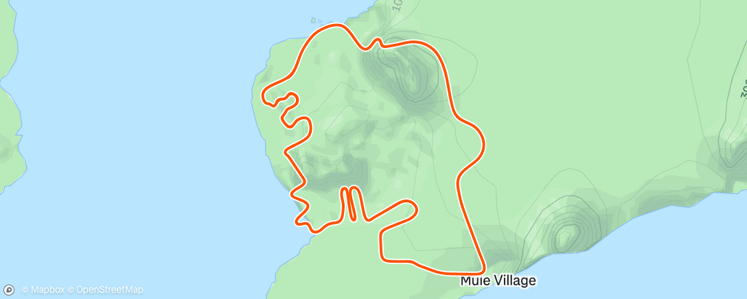 Map of the activity, Zwift - Tempo 15min / Target rpm #3 in Watopia