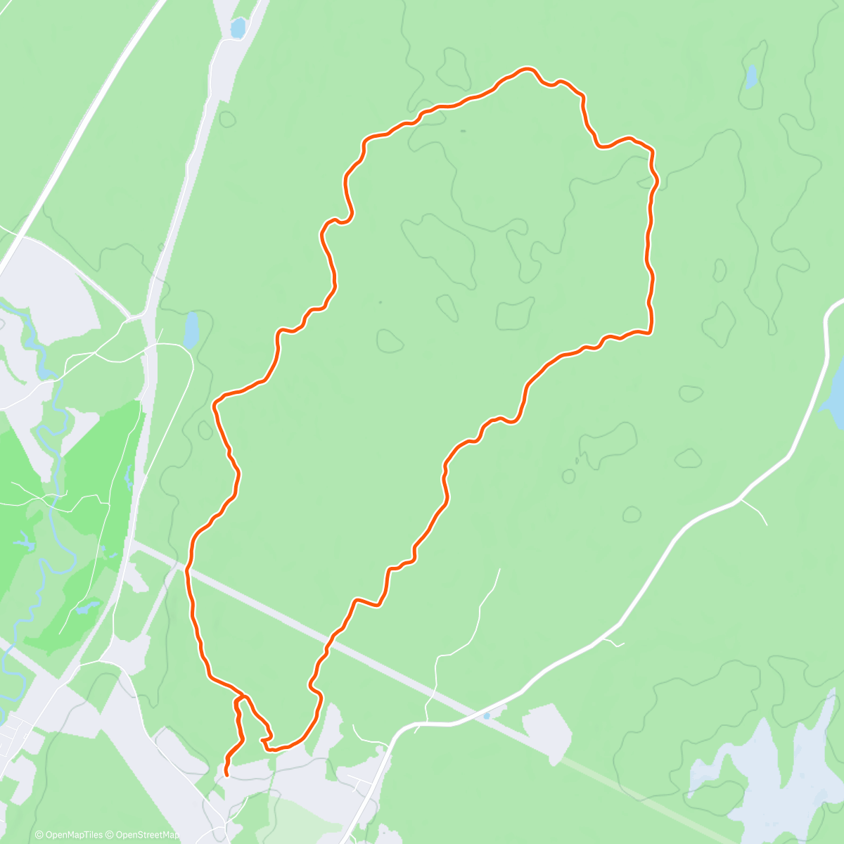 Карта физической активности (Hultetmilen med Annika och Issa 🐶)