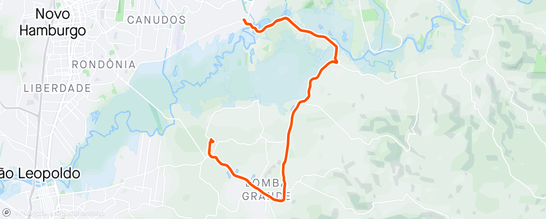 「Giro de terça-feira」活動的地圖