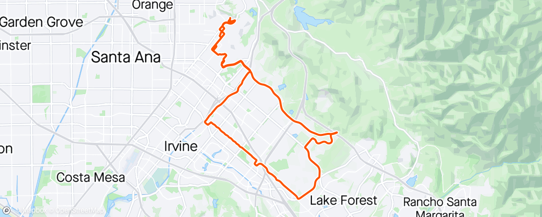 Map of the activity, Irvine loop