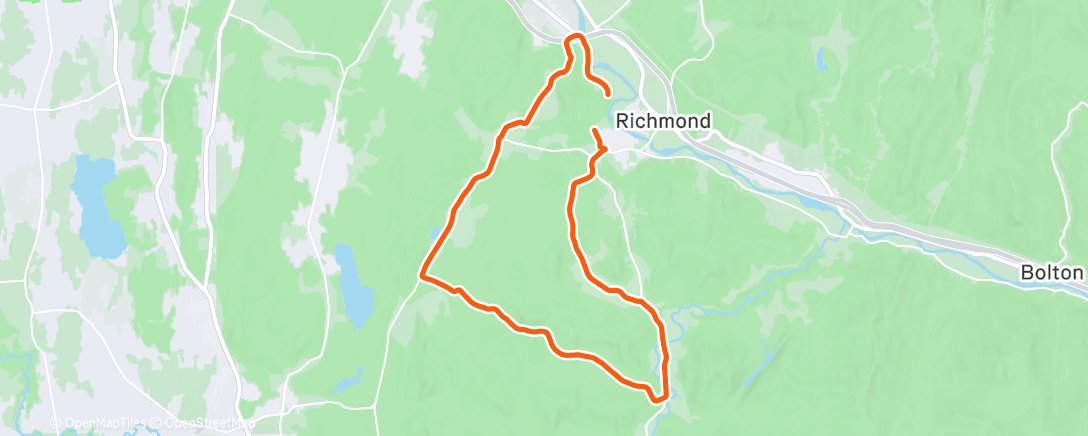 Mapa de la actividad (Morning Run)