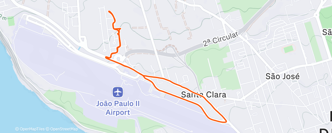 Map of the activity, Caminhada #97🚶‍♂️2025