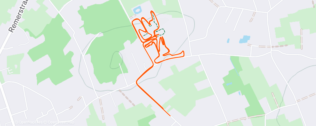 Карта физической активности (Lunch Ride)