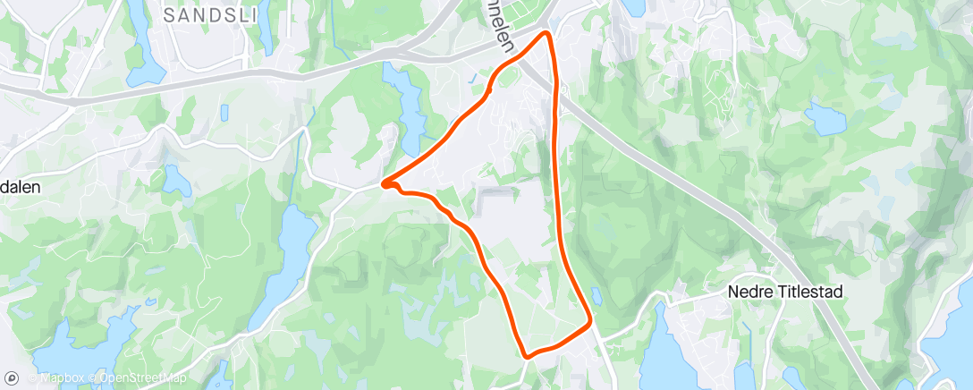 Mapa de la actividad, Rådalen Rundt DNF