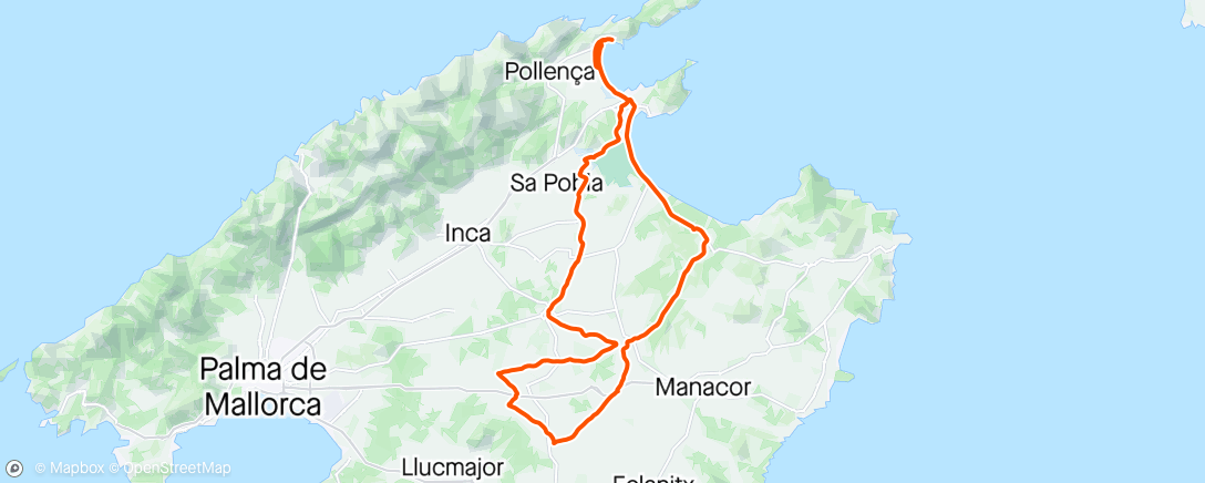 Map of the activity, Porreres