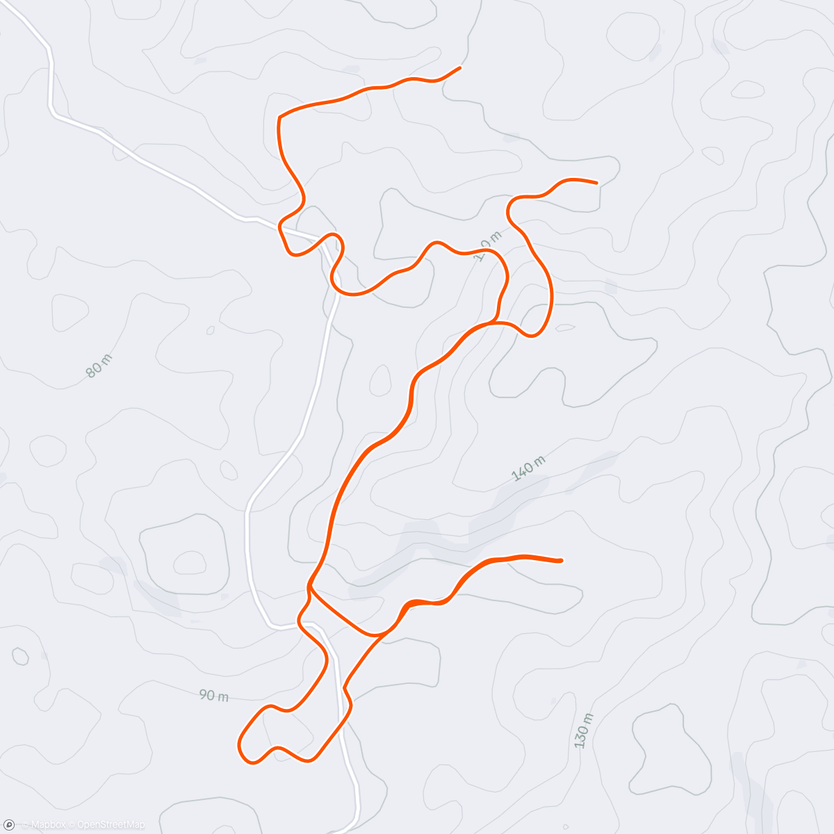 Carte de l'activité Zwift - Race: Tiny Race (3 of 4) by Zwift Insider (C) on Valley to Mountaintop in Makuri Islands