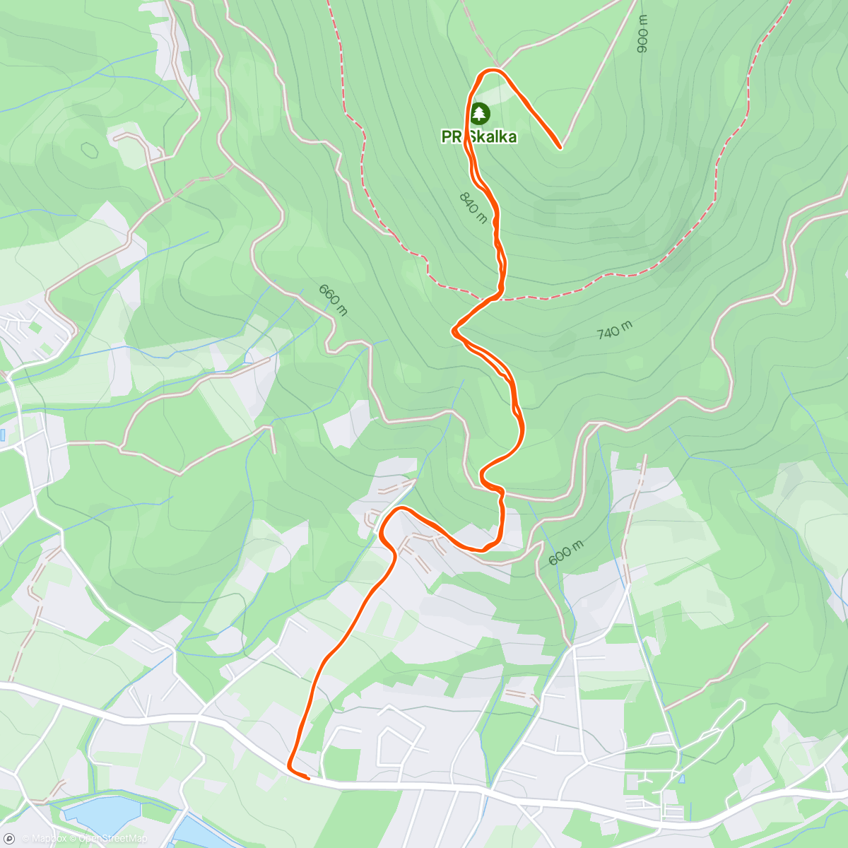 Mapa da atividade, Skalkos🏔️