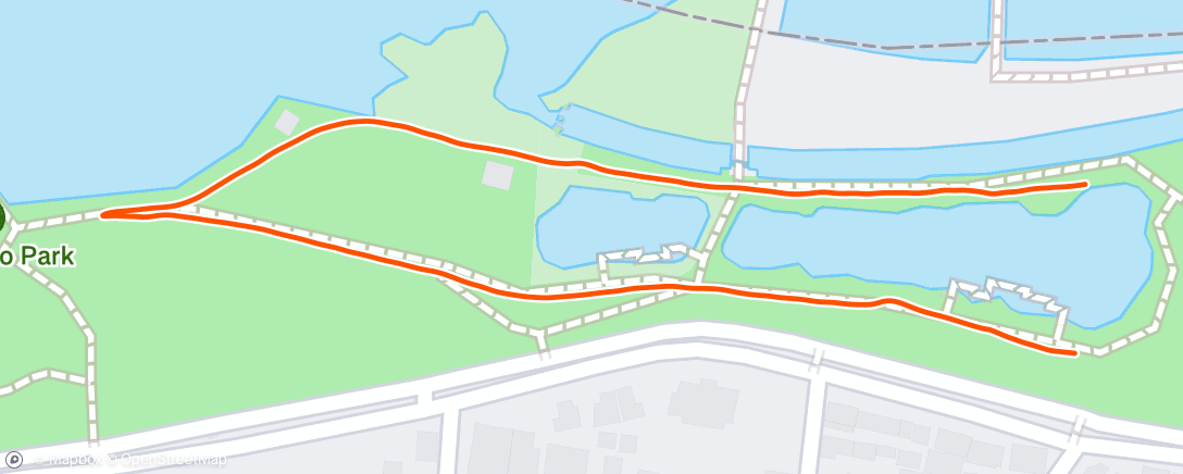 Map of the activity, Morning Walk