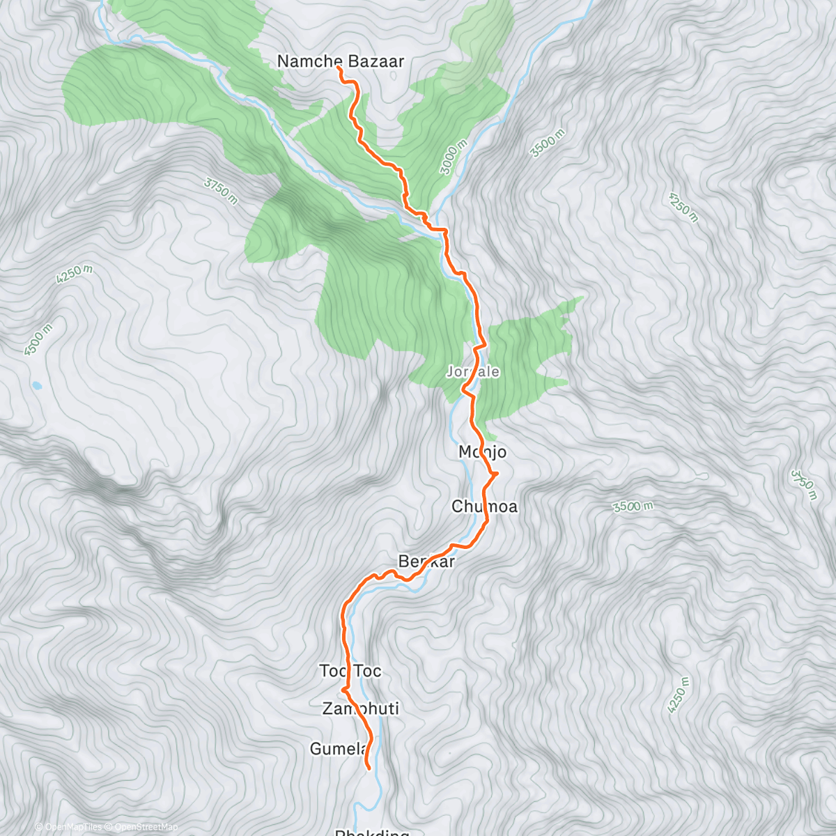 活动地图，Day 10 - Everest Basecamp Trek, Muslim Hikers  🏔🇳🇵