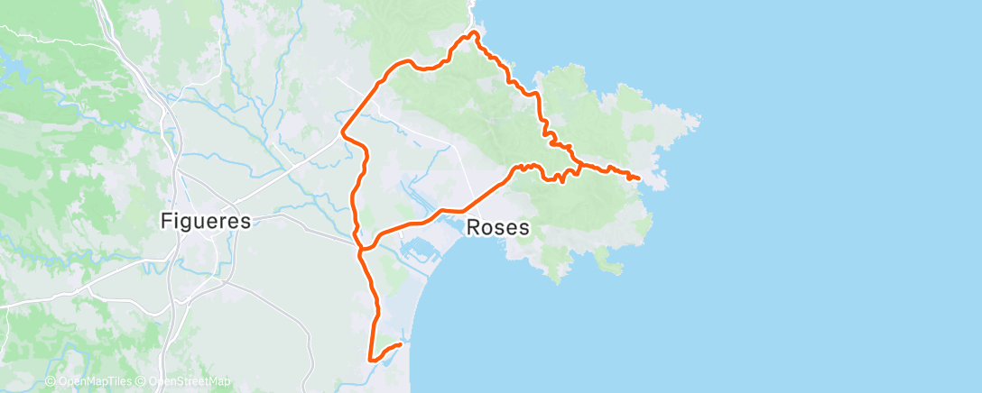 Карта физической активности (Cycling)