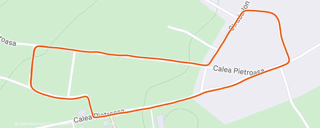 Map of the activity, Night Walk