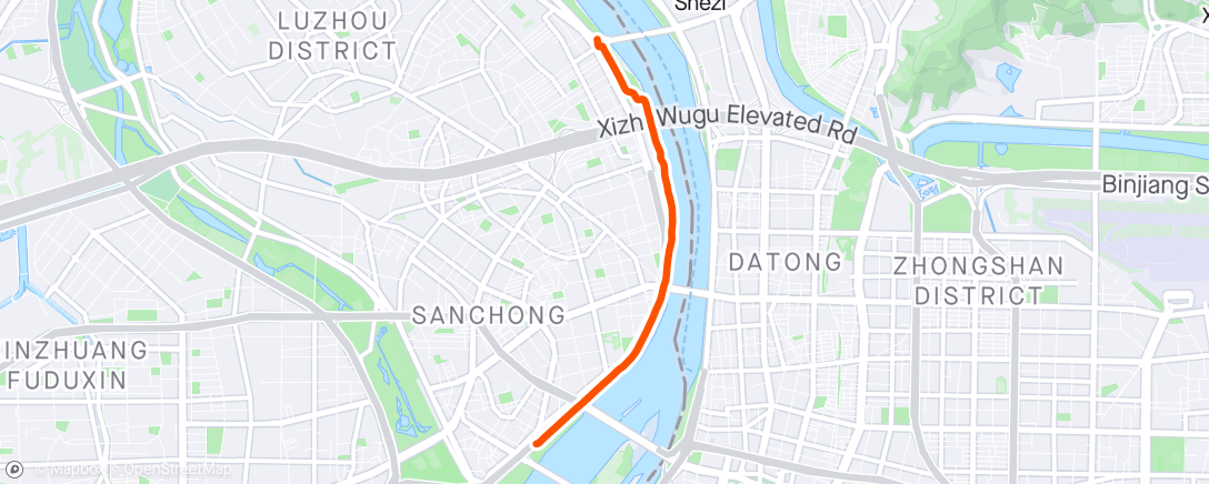 Map of the activity, 午後步行