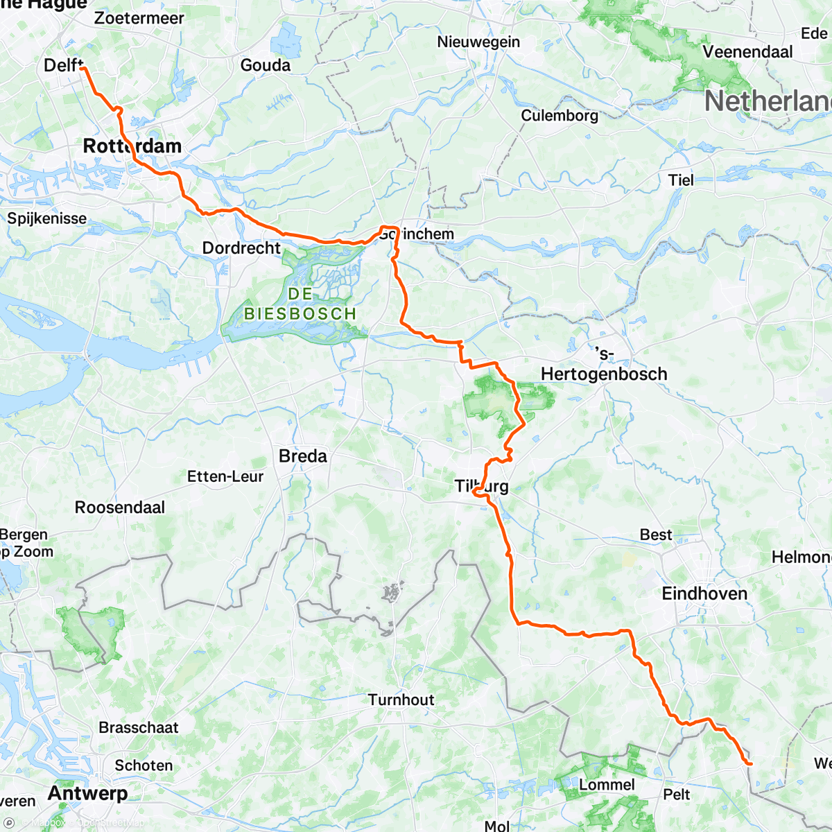 Map of the activity, (Schoon)moeder dag in brabant en postcodes oprapen