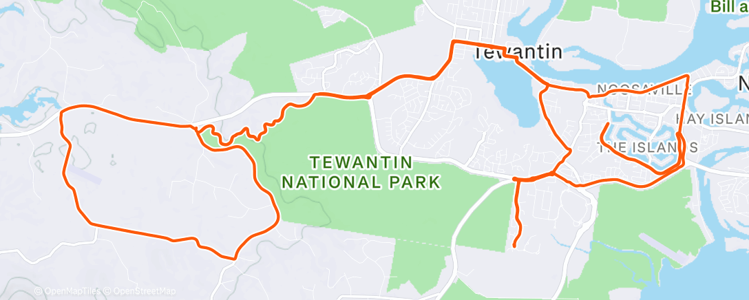 Map of the activity, Morning Ride