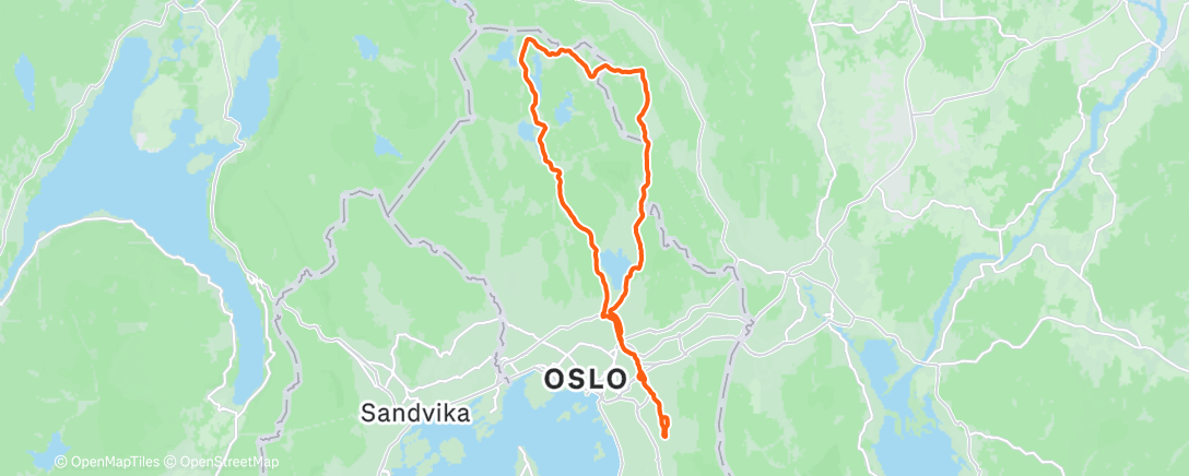 Map of the activity, Ørfiske og Hakkloa