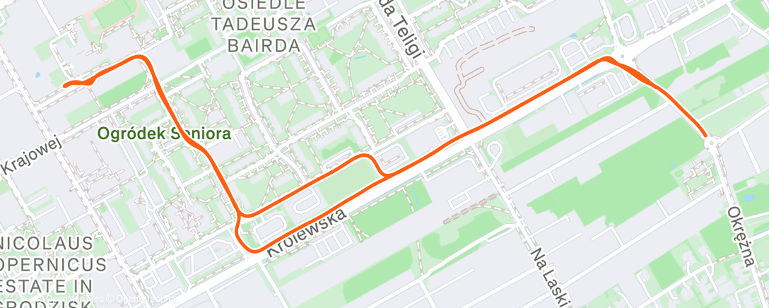 Map of the activity, Morning Ride