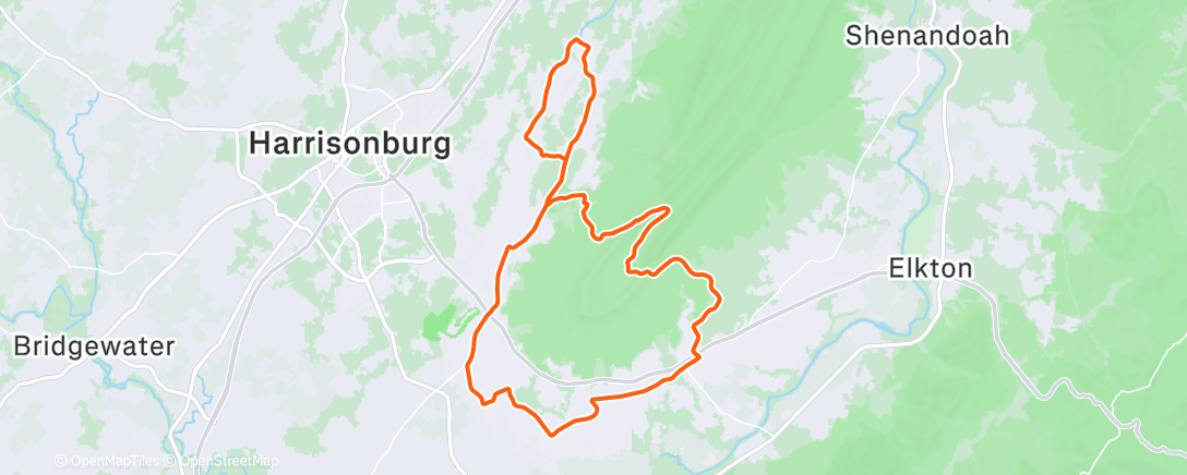 Map of the activity, A little gravel endurance post work, as a treat