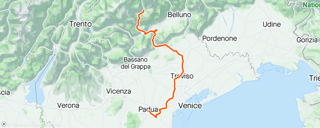 Map of the activity, 🇮🇹 Giro d'Italia 🇮🇹 Stage: 18.
