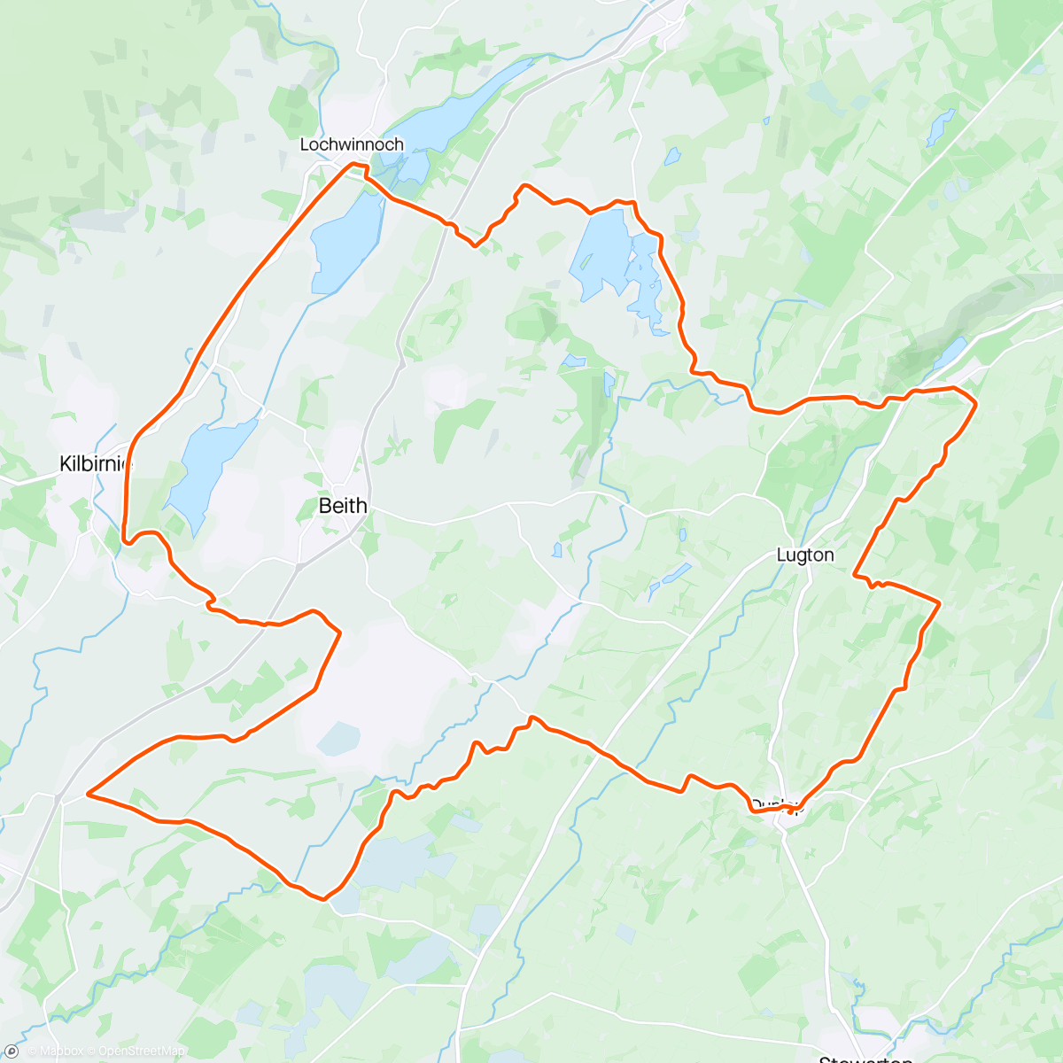 Map of the activity, After the rain