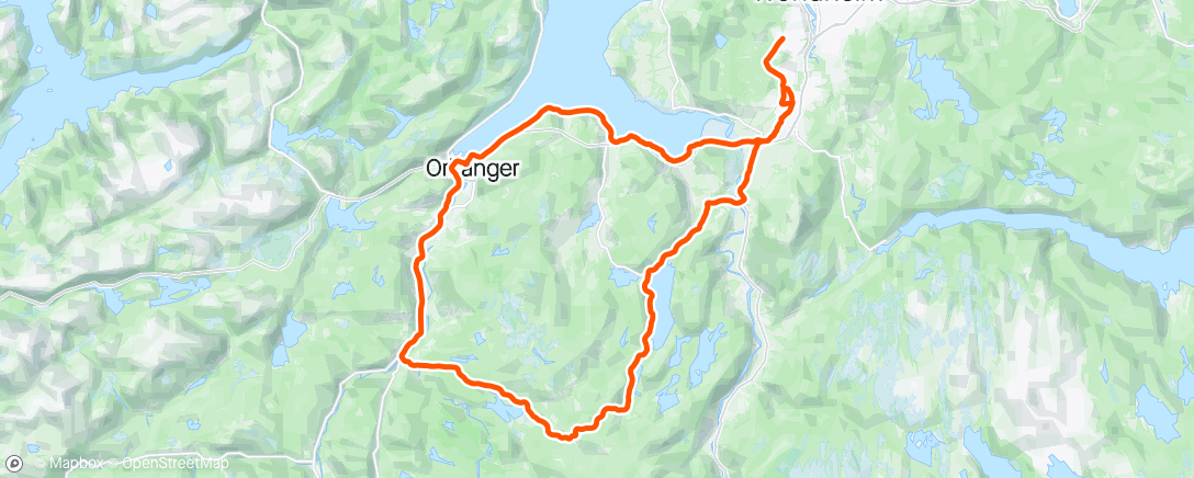 Map of the activity, Langtur i ☀️