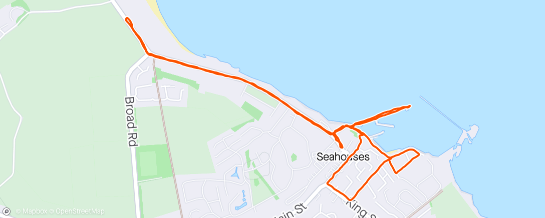 Karte der Aktivität „Seahouses Walk”