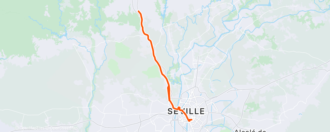 Map of the activity, Flaca. Pajanosas