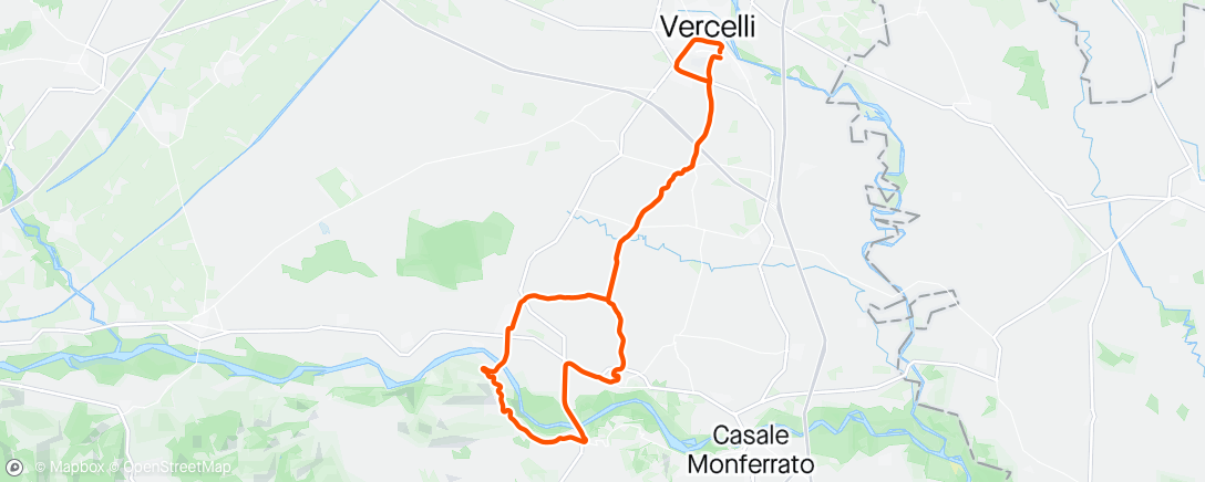 アクティビティ「Ciclismo all’ora di pranzo」の地図