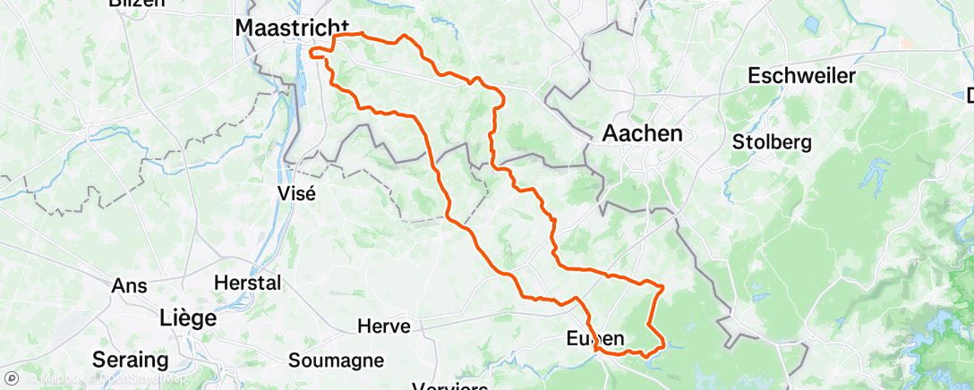 Map of the activity, Beautiful FM Ride