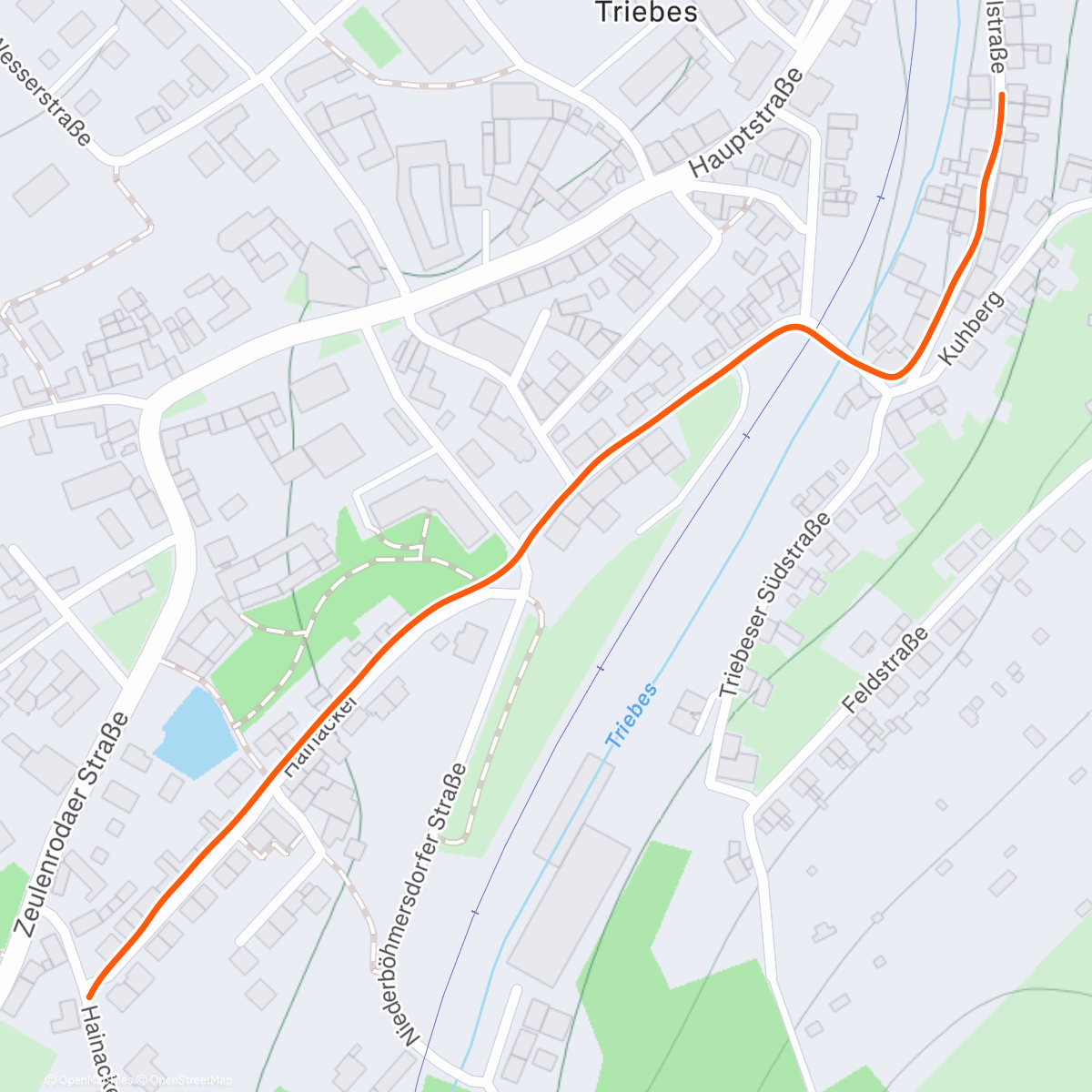 Карта физической активности (Nachtspaziergang)