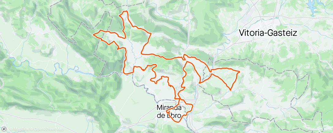 Map of the activity, Ebro Gold Ride